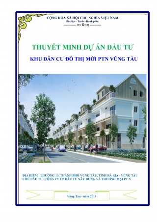Dự án đầu tư khu dân cư đô thị mối PTN Vũng Tàu